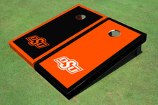 Oklahoma State University Alternating Border Cornhole Boards