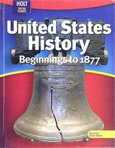 United States History Beginnings To 1877 Ser Holt Mcdougal United States History Student Edition Grades 6 9 Beginnings To 1877 2009 By Beers 2009 Hardcover For Sale Online Ebay