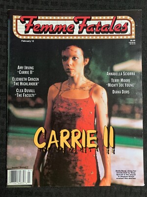 1999 FEMME FATALES Magazine v.7 #11 FVF 7.0 Carrie II / Diana Dors / Highlander