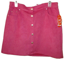 New Girls XL Plus Pink Sueded Skirt Wonder Nation Adjustable Waist