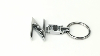 Chrome 300zx Keychain Chrome Finishing Letter Z Key Chain Ring For