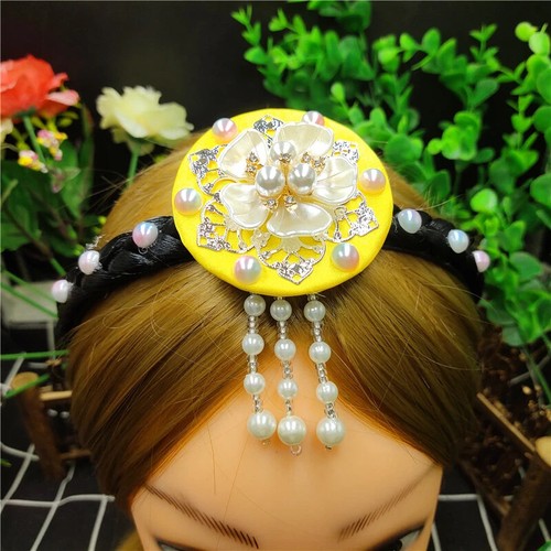1pcs Headband Hair Accessories Traditional Clothes Bride Dance Headdress Gift - Bild 12 von 15