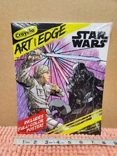 Crayola Art With Edge "Star Wars" Coloring Book w/ Poster SEALED NEW