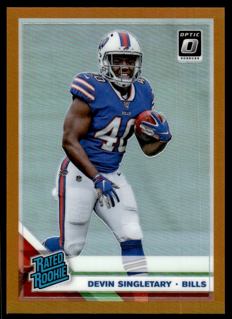 Devin Singletary 2019 Donruss Optic Orange Prizm RC 066/199