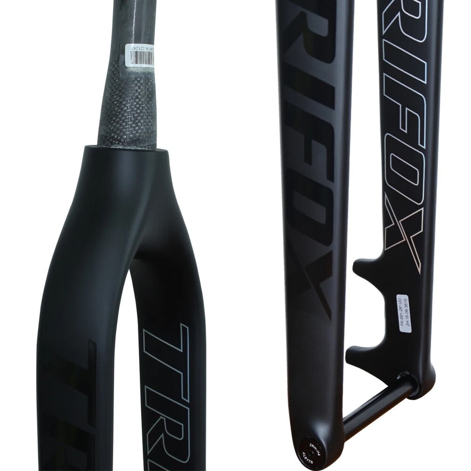 Fourche Rigide Carbone VTT 29er - Boost 110x15mm - Pour Frein à Disque 180mm