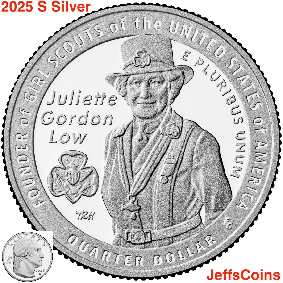 2025 S Proof Juliette Gordon Low American Women Quarter SILVER