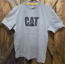 Caterpillar CAT Men's Short Sleeve T-Shirt Gray Small
