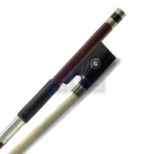New High Quality 4/4 Violin Bow w/ Pernambuco Skin Brass Parts with Double Eye