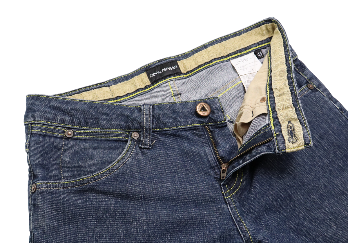 エンポリオアルマーニ w27 EMPORIO ARMANI Jeans Women's W27 Flared Bootcut Zip Fly Low Rise