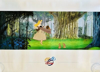 RARO PÓSTER IMPRESO LA BELLEZA DURMIENTE DEL ARTE DE DISNEY 24X36 1959 #0159-70208 - Imagen 1 de 4