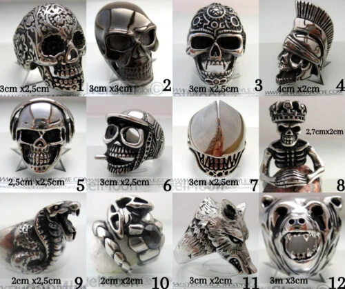 Anelli da uomo fasce, fascioni in argento in acciaio