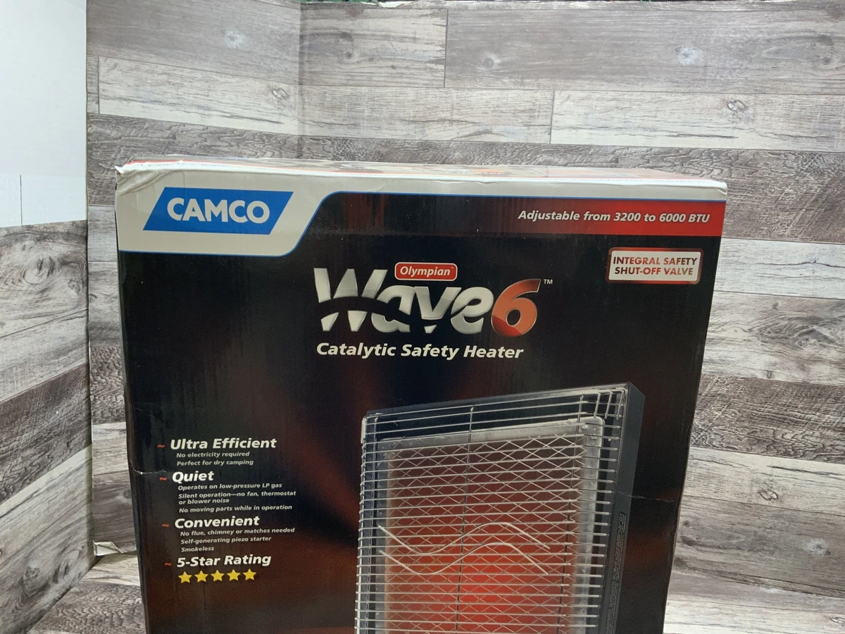 Camco 57341 Wave-6 Catalytic Safety Heater **Minor Box Damage** | eBay
