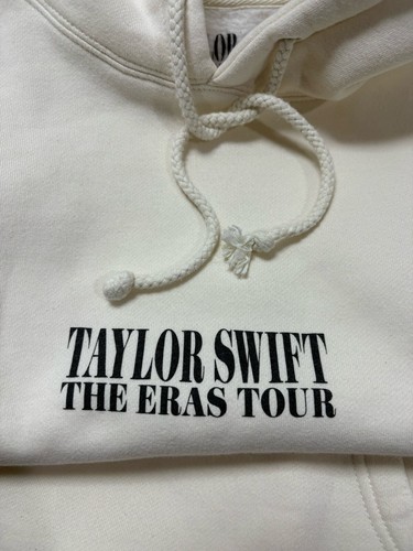 Taylor Swift Hoodie The Eras Tour Merch Cream Pullover Size M - Picture 13 of 15