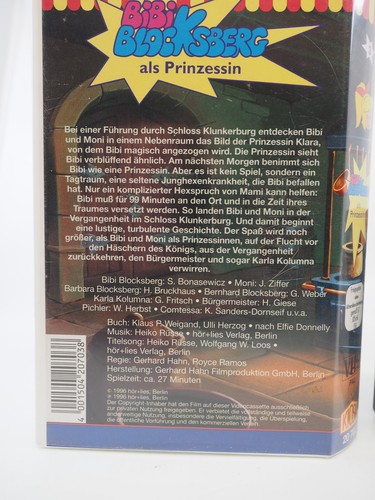 Bibi Blocksberg als Prinzessin - VHS Videokassette Folge 3 - Kiosk - Bild 6 von 7