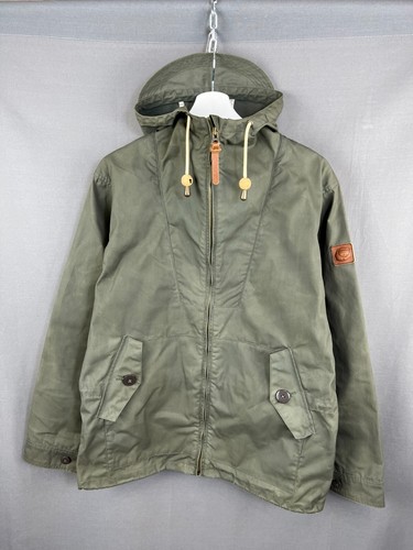 Veste zippée complète Penfield Hudson Waxcloth hpc1000 kaki - Photo 1 sur 10