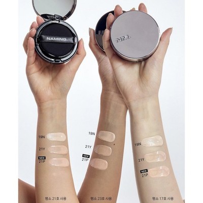 NAMING. X HURJABOYACC Layered Fit Cushion 12g + Refill 12g + Cloud