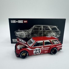 MINI GT Kaido House Datsun 510 Wagon Carbon Fiber V2 Red #063