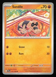 Sandile 115/198 Scarlet & Violet Base Set Common