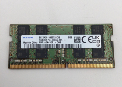 Samsung 16GB 3200MHz 2Rx8 PC4-3200AA-SE1-11 M471A2K43EB1-CWE DDR4 SODIMM RAM