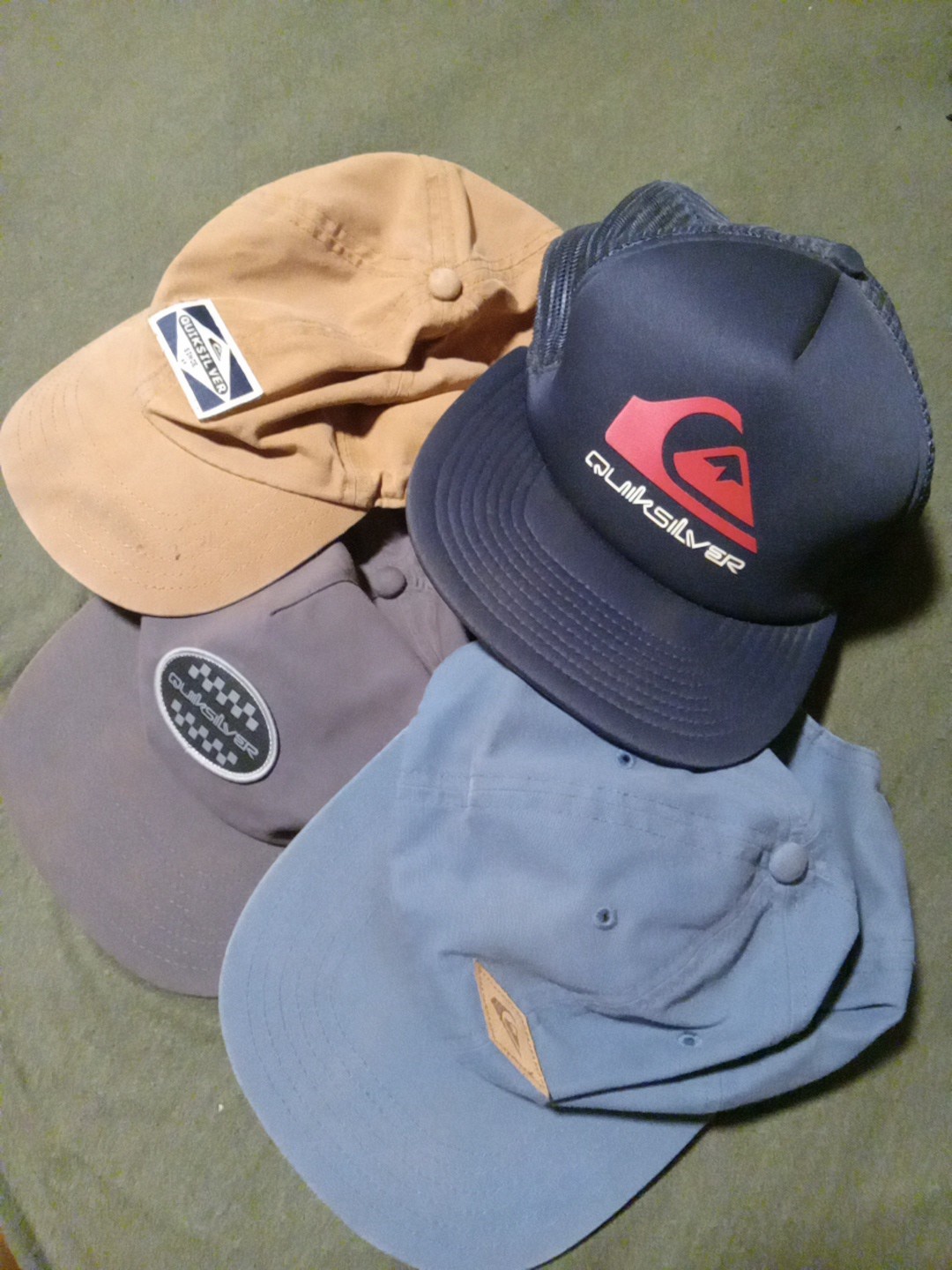 QuickSilver Hat Collection 4pc