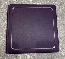 Creative Memories Album 12"x12" LT Purple Foil Trim w/ 15 Pages Old Style USA