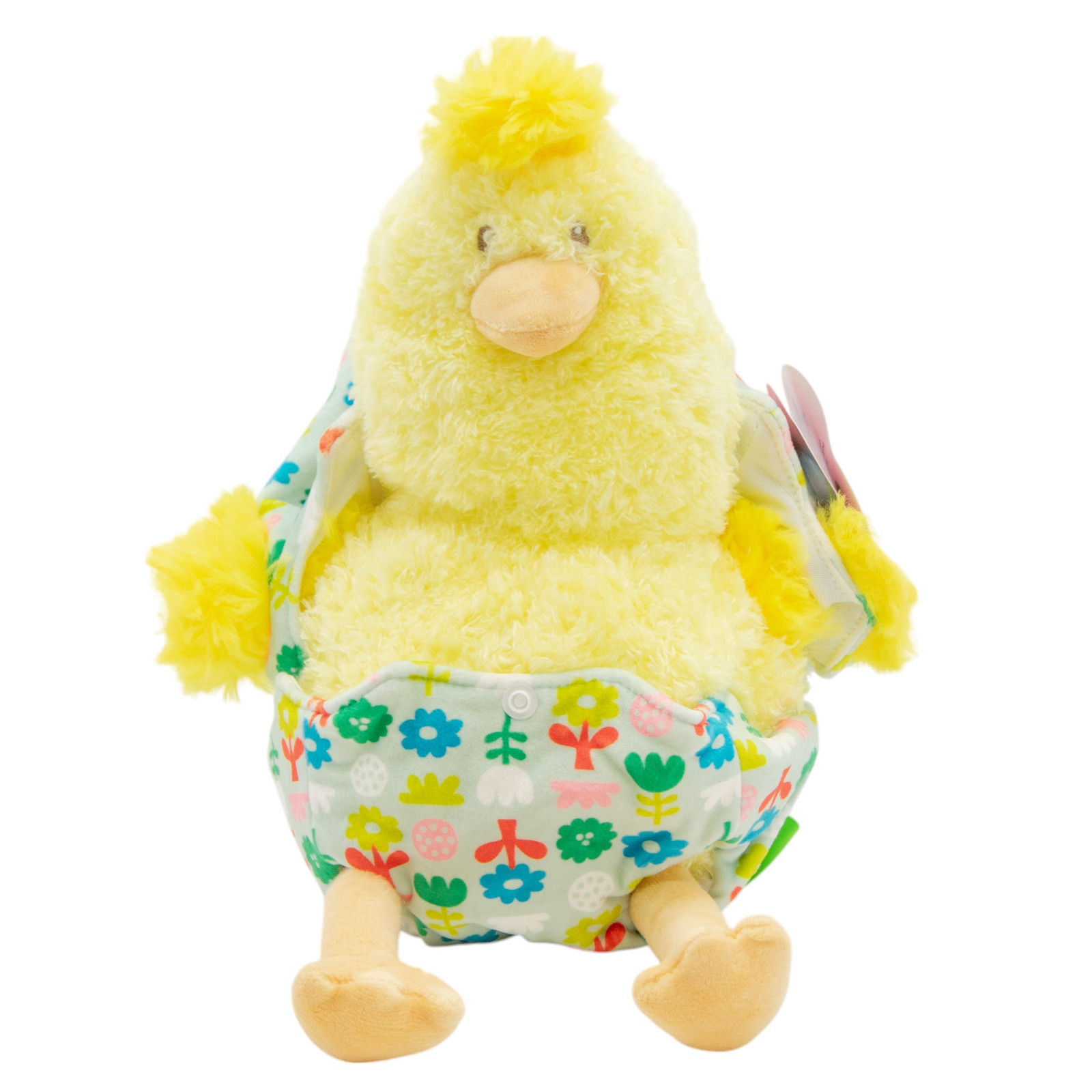 Эксклюзивный 9-дюймовый плюшевый желтый цыпленок и яйцо GiggleScape