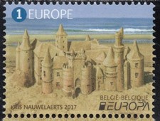 2017 Belgium Europa CEPT MNH Castles
