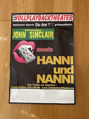 Fragezeichen Poster John Sinclair Hanni Nanni Vollplayback/DIN A1 60/84 Mc 2002