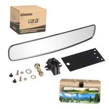 Universal Golf Cart Rear View Mirror - 16.5" Extra Wide Panoramic 270 Degree