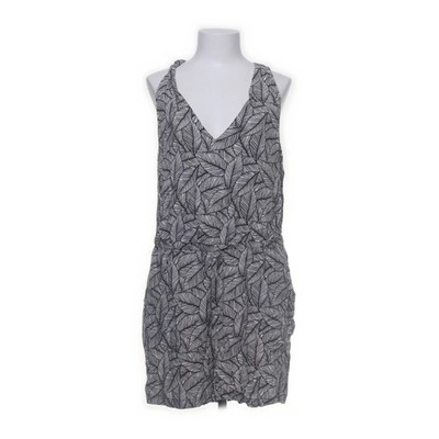 H&M, Jumpsuit, Größe: 48, Schwarz/Weiß/Mehrfarbig, Viskose, Damen #Htr