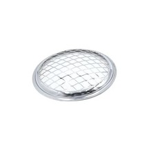 5.5 Inch Dia Chrome Metal Motorcycle Headlight Mesh Grill Protector Guard