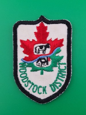 Woodstock District Shield Patch BSC Scouts Canada