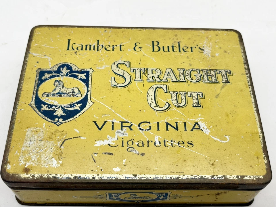 VINTAGE LAMBERT & BUTLER STRAIGHT CUT VIRGINIA CIGARETTE TIN BOX - Image 2 of 4
