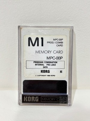 KORG M1 MPC-00P Prog/ComBI Memory card With Case From Japan | eBay