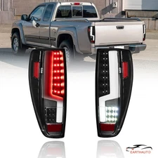 2pcs Black LED Light Tube Tail Lights Brake Lamps For 2004-2012 Colorado Canyon
