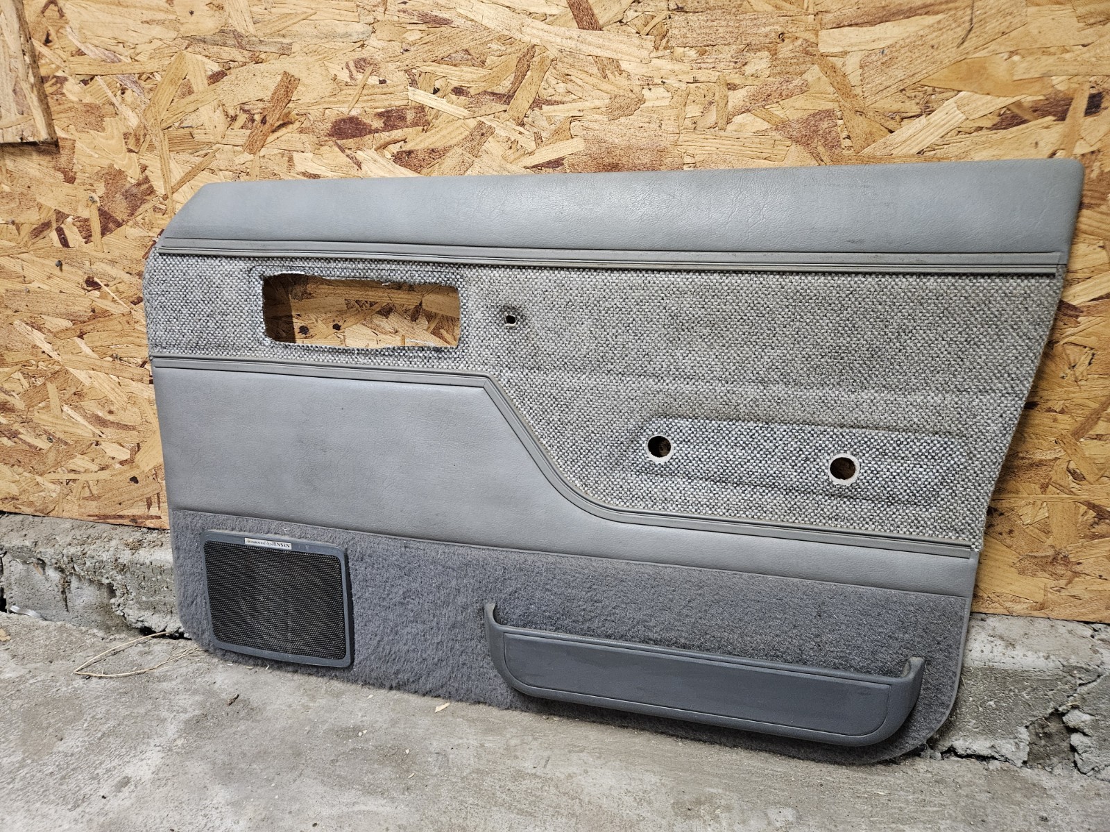 84-96 Jeep Cherokee XJ Front Driver & Passenger Power Door Panels OEM Gray