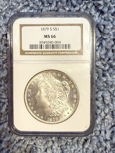 1879-S Morgan Silver Dollar NGC MS-66 Grade