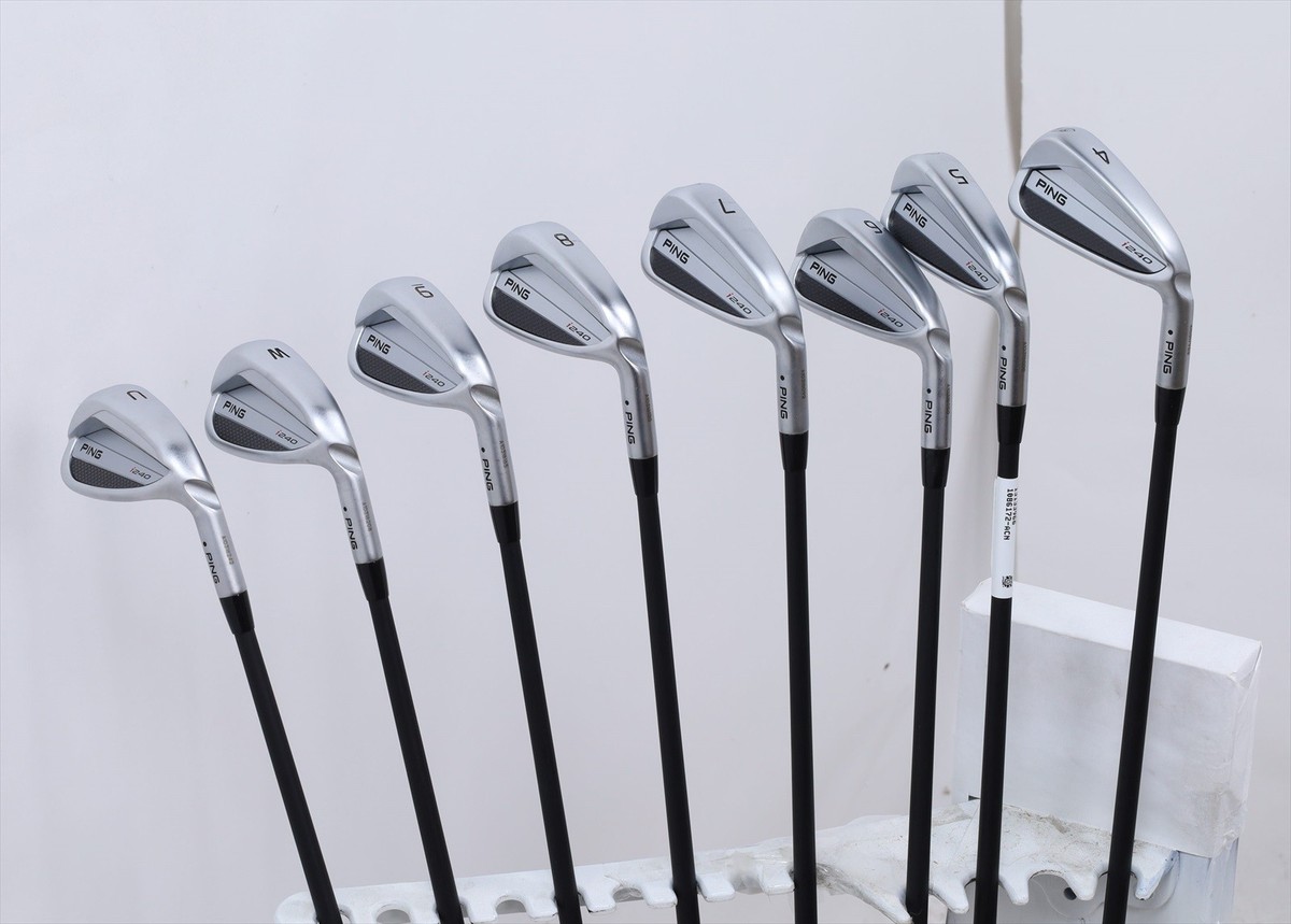 Ping I240 Black Dot Iron Set 4-Pw, Uw Senior Flex Alta Cb Awt