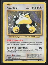 Snorlax XY179 XY Black Star Promo Holo