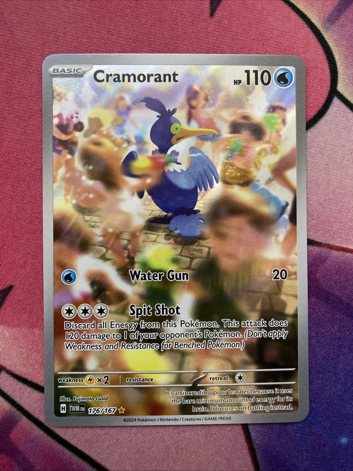 Cramorant 176/167 Twilight Masquerade Holo Illustration Rare NM EN TWM Pokemon