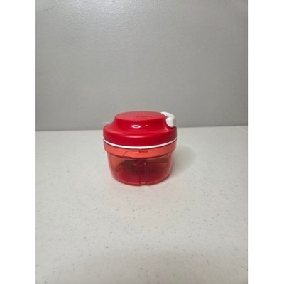 Tupperware Supersonic Chopper Compact Red New Without Box Kitchen Food Prep