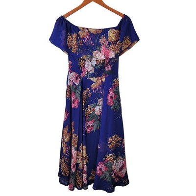 Asos Party Dress size 4 Layered Chiffon Long Midi Blue Off Shoulder Flare Party | eBay Asos Party Dress size 4 Layered Chiffon Long Midi Blue Off Shoulder Flare Party | eBay