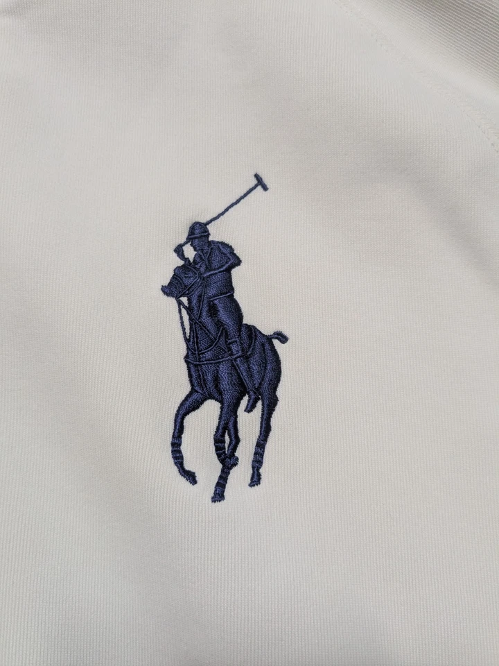 RLX Ralph Lauren US OPEN 2006 White Full Zip Big Pony Track Jacket - Women Large - Image 4 of 4