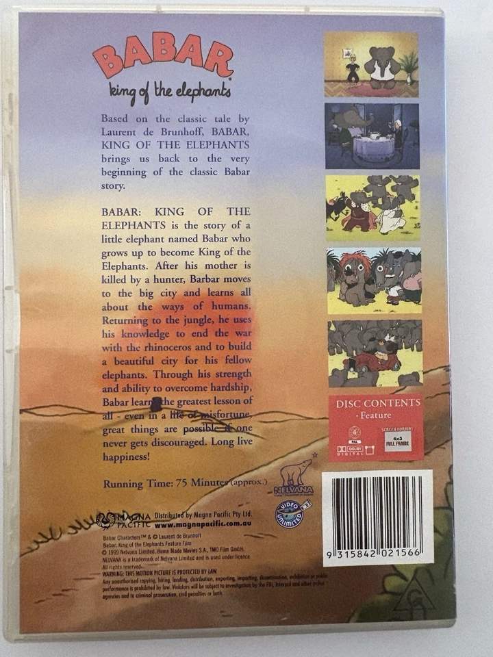 Babar - King Of The Elephants (Children's DVD) - image 2 of 2