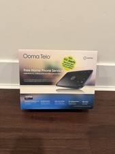 Ooma Telo Free Home Phone Service Hd Voice Ready New Open Box.