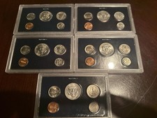 1971 1978 1979 1987 1988 United States Coin Set Lot of 5 Kennedy Half Sets