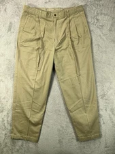 Vintage DOCKERS x LEVIS Khaki Pants Mens 38x30 Classic Khaki Pants Chino Pleated