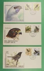 DR WHO 1980s NEW ZEALAND 3 FDC BIRD CACHET COMBO $4 R26506