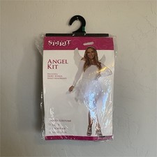 Spirit Angel Kit Adult Costume White Large/X-Large Wings Halo Headband Skirt