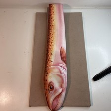 Men's Vintage RALPH MARLIN 1986 Tie Necktie KING SALMON FISH FISHERMAN 3  X 57  